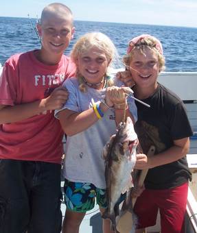 Siblings at sea.