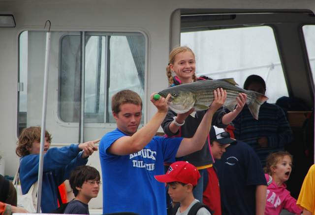 Mara's 37 inch striped bass.