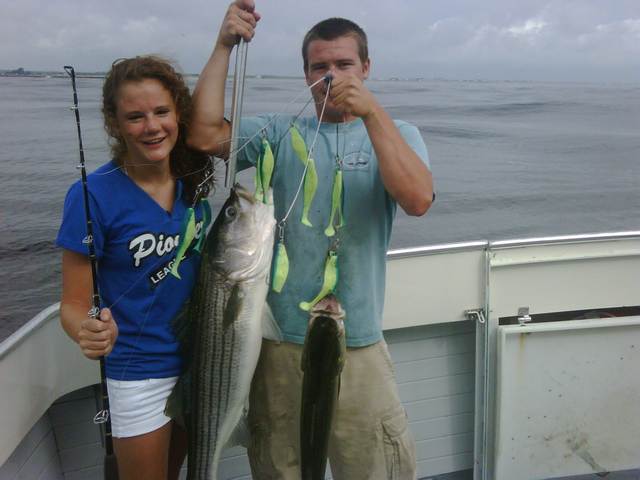 Two stripers for Eliza