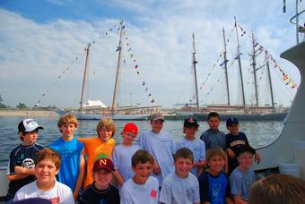 Tall Ships and short campers.